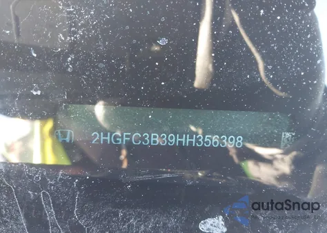 2017 Honda Civic Ex-T z USA, uszkodzony, nr VIN 2HGFC3B39HH356398